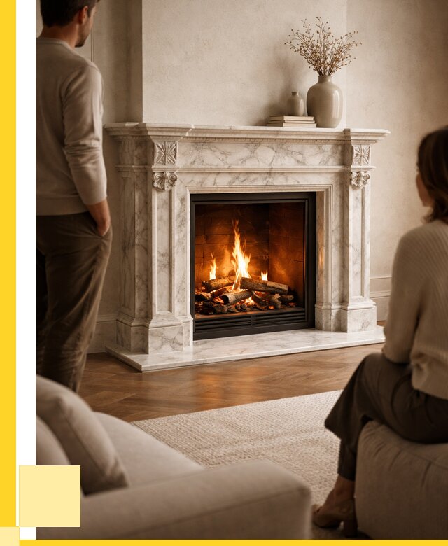 Мраморные камины под ключ в Минусинске от 254025 р. | ЭриданМнс