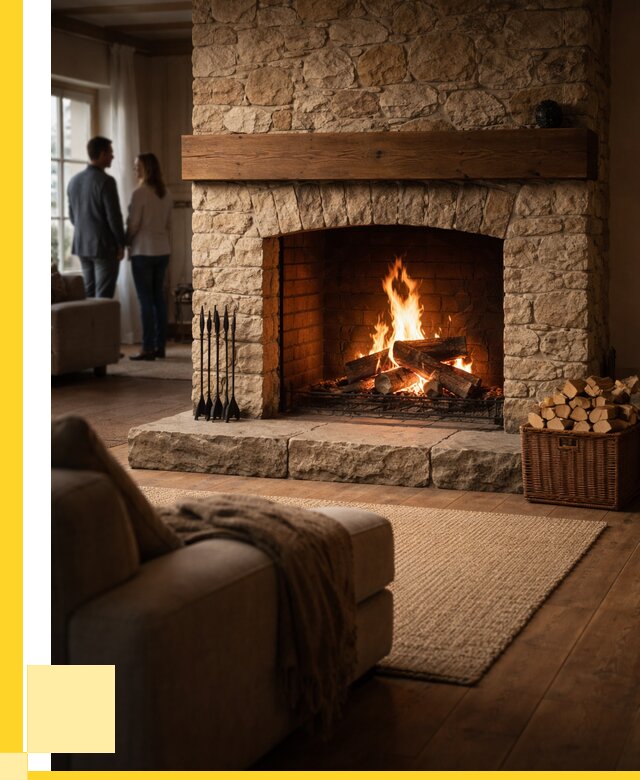 Открытые камины под ключ в Минусинске от 152415 р. ЭриданМнс