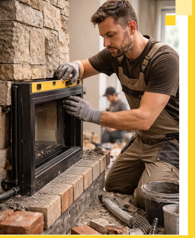 Дровяные камины под ключ в Минусинске: монтаж, обустройство