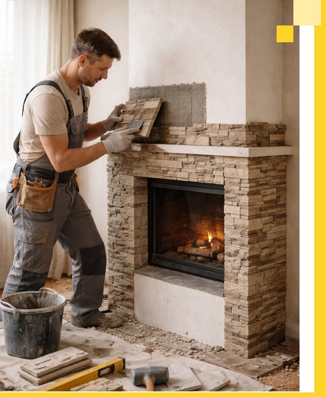 Изготовление и монтаж каминов для дома под ключ в Минусинске