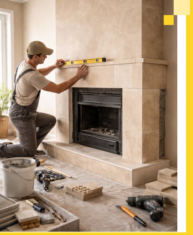 Установка и монтаж каминов в частном доме под ключ в Минусинске