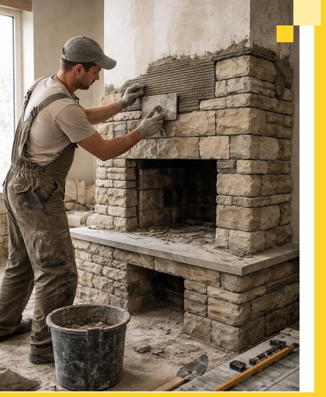 Строительство каминов под ключ в Минусинске от проектирования до монтажа