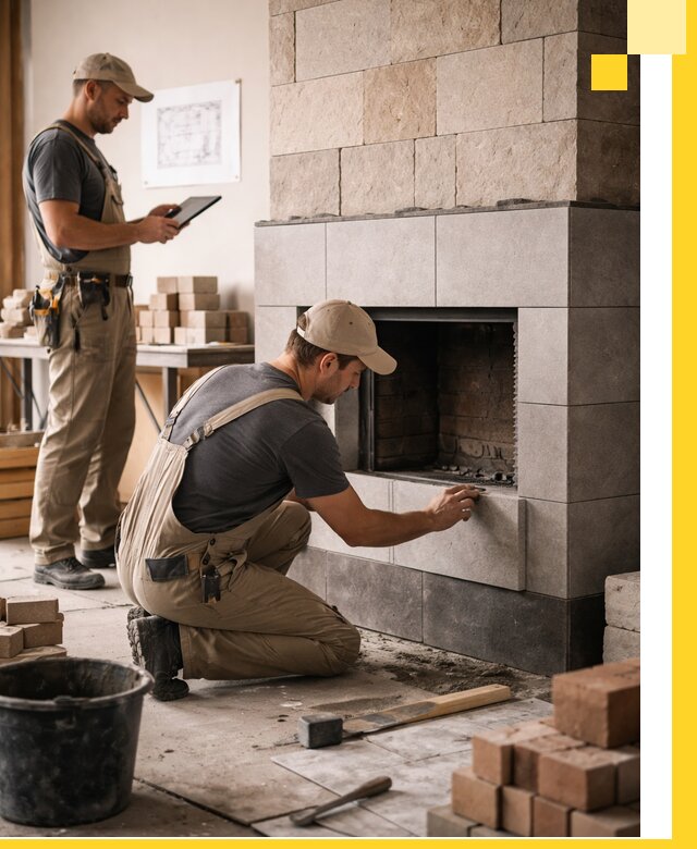 Индивидуальные проекты каминов и каминных систем в Минусинске