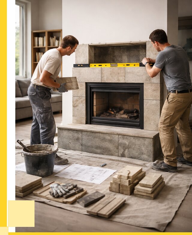 Монтаж каминов и установка в Минусинске от 45725 р. | ЭриданМнс