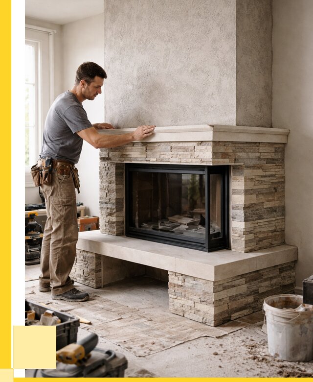 Изготовление каминов под ключ в Минусинске от 152415 р. | ЭриданМнс