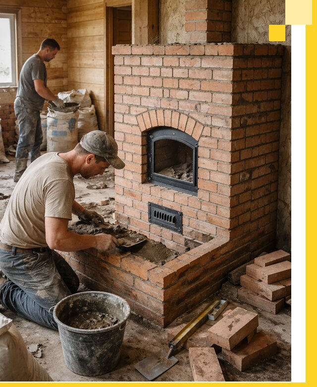 Профессиональное строительство печей в Минусинске под ключ