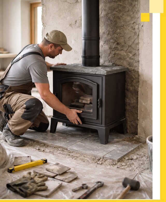 Профессиональный монтаж печей и каминов в Минусинске под ключ