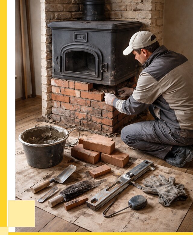 Ремонт печей в Минусинске от 12193 р., услуги печника ЭриданМнс