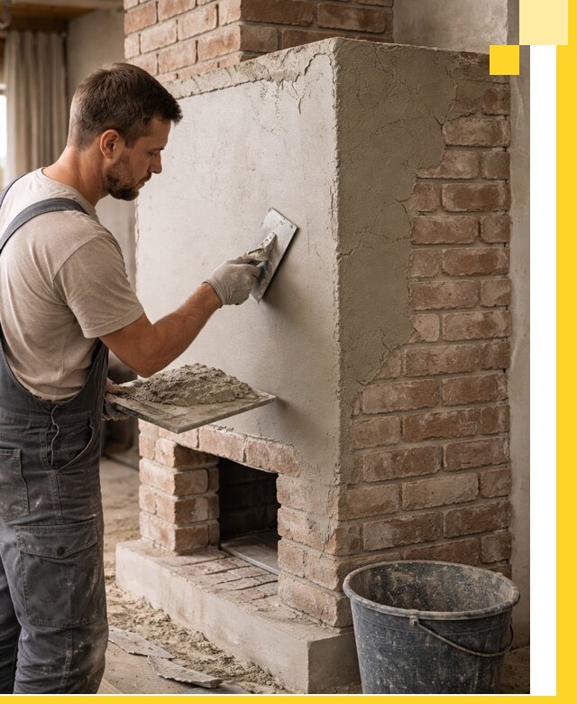 Отделка печей и облицовка каминов в Минусинске под ключ