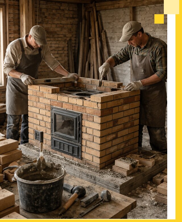 Изготовление и установка варочных печей под ключ в Минусинске