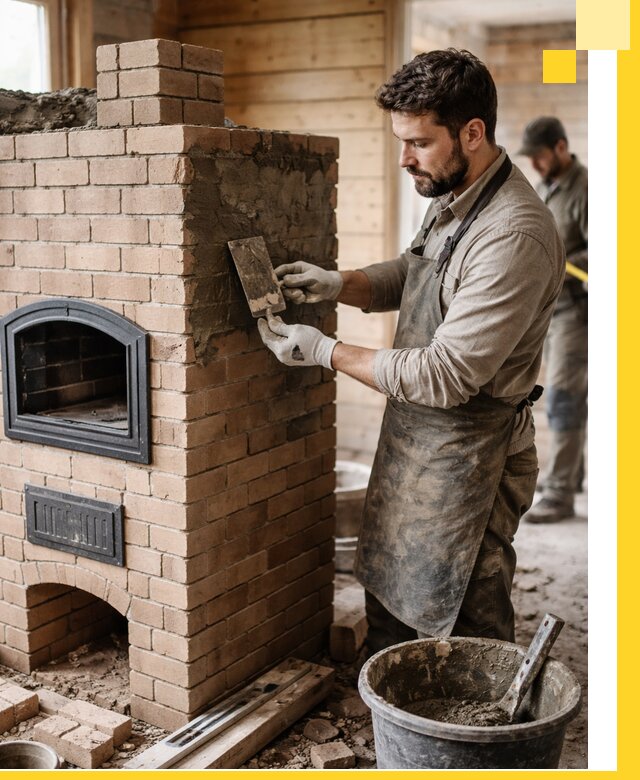 Изготовление и установка печей-шведок под ключ в Минусинске