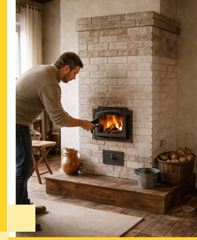 Печь голландка из кирпича в Минусинске от 86369 р. | ЭриданМнс