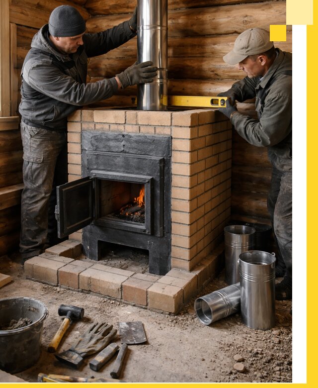 Проектирование, изготовление и установка банных печей в Минусинске