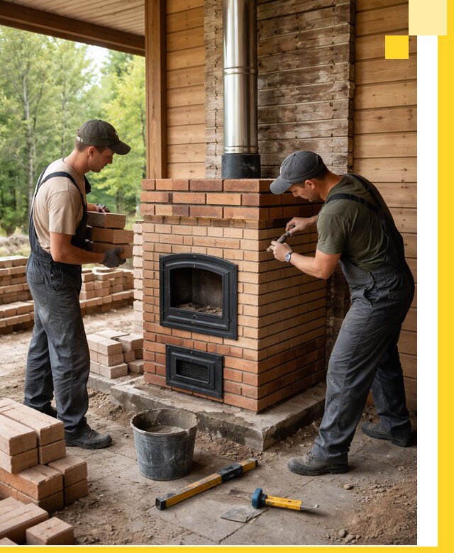 Производство и установка дачных печей под ключ в Минусинске
