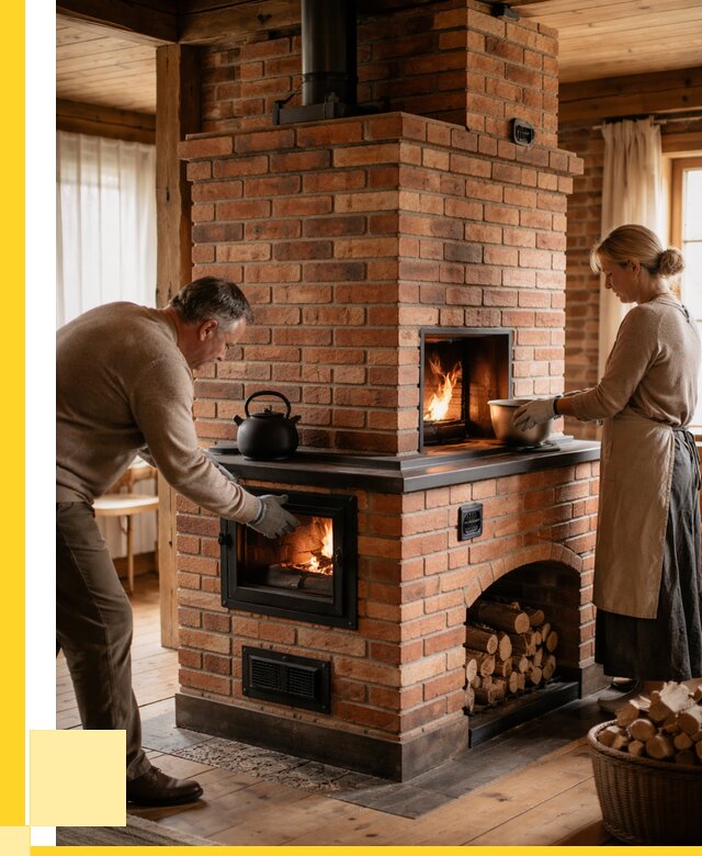 Печи для загородного дома под ключ в Минусинске от 81288 р. | ЭриданМнс