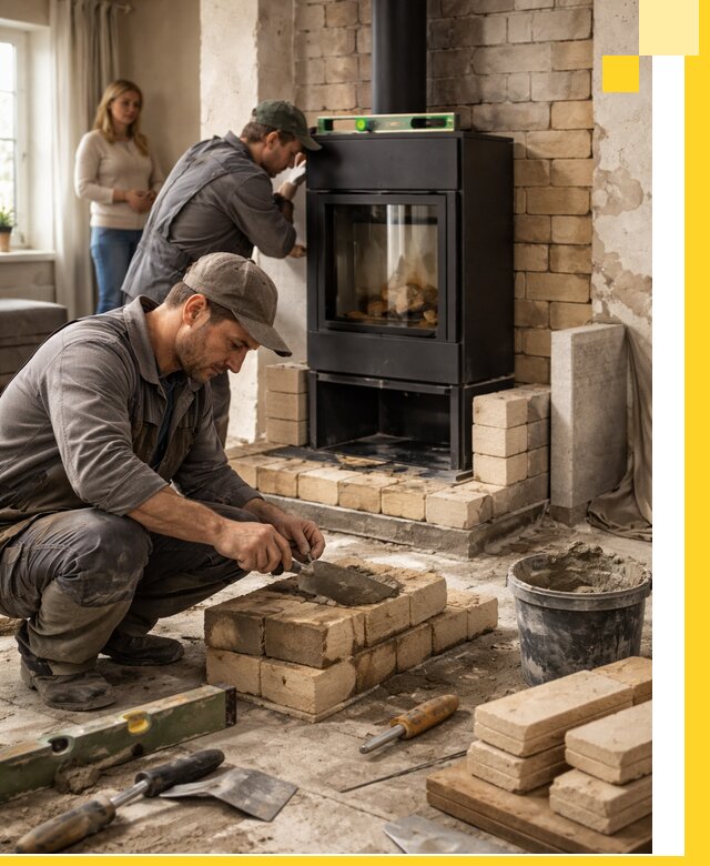 Печи и камины под ключ: проект, установка в Минусинске