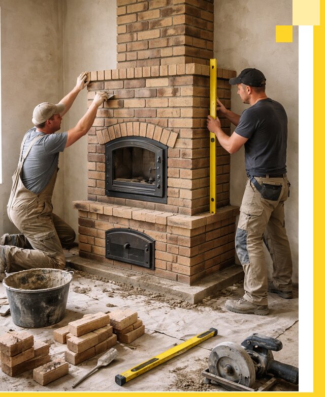 Продажа и установка печей и каминов для дома под ключ в Минусинске