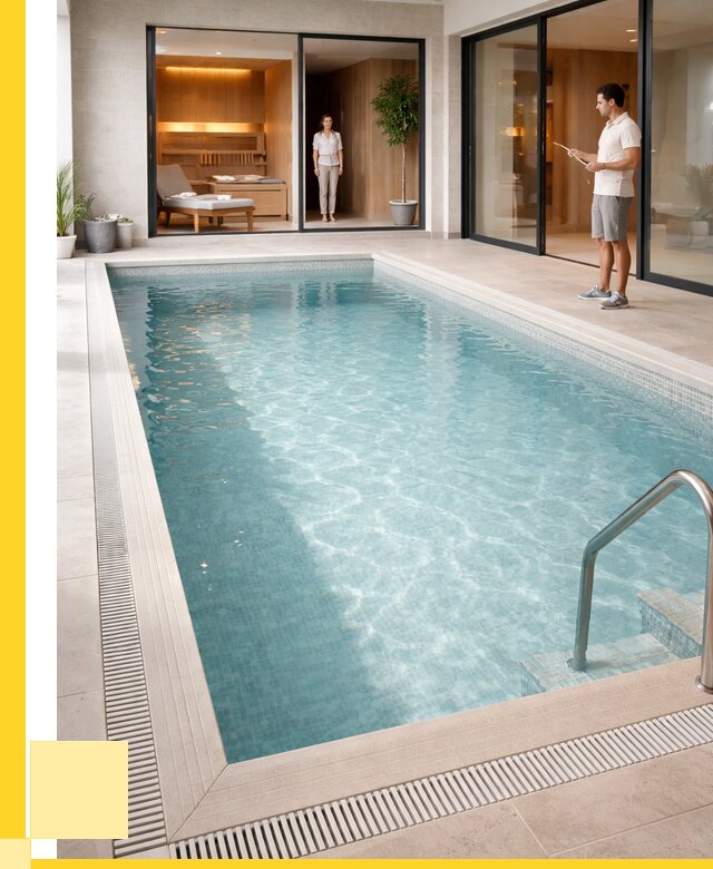 Отделка бассейна пленкой ПВХ в Минусинске от 3556 р. - ЭриданМнс