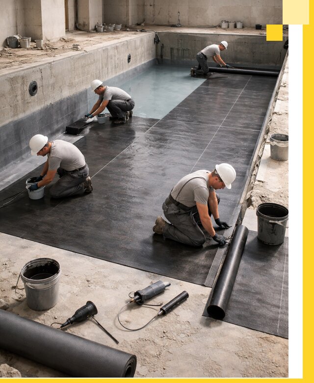 Профессиональная гидроизоляция бассейнов и чаш в Минусинске под ключ