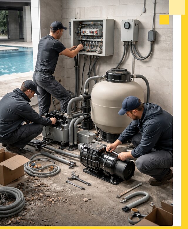 Профессиональный монтаж оборудования для бассейнов в Минусинске