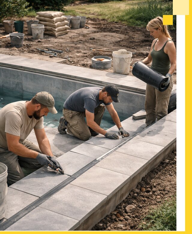 Строительство и монтаж уличных бассейнов под ключ в Минусинске