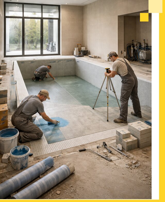 Проект и строительство закрытых бассейнов в Минусинске под ключ