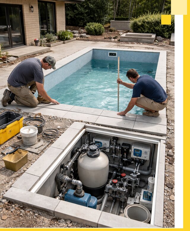 Строительство качественных домашних бассейнов под ключ в Минусинске