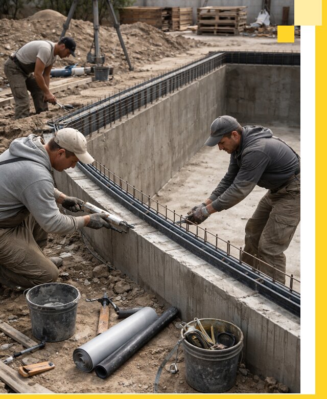 Качественный монтаж чаши бассейна в Минусинске под ключ с гарантией