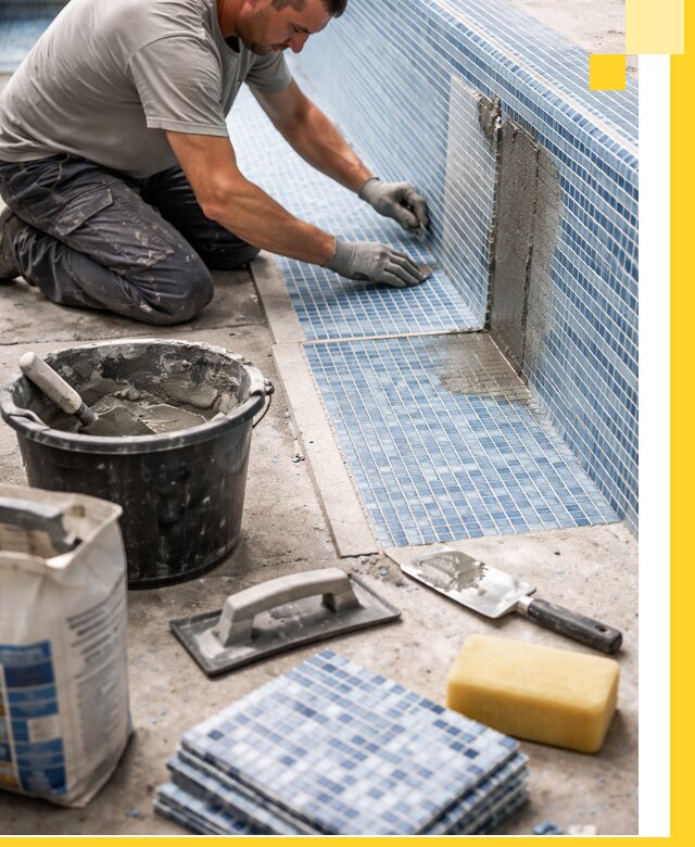 Укладка и ремонт мозаики для бассейнов под ключ в Минусинске