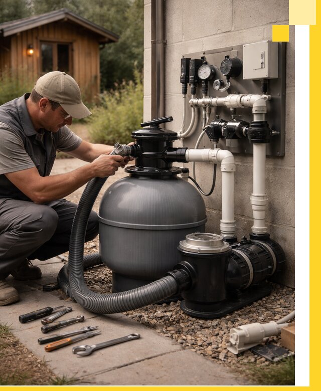 Продажа и монтаж фильтров и насосов для бассейнов в Минусинске