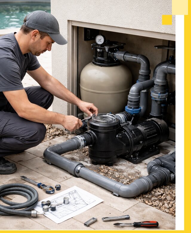 Поставка, монтаж и сервис насосов для бассейнов в Минусинске