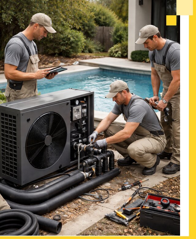 Проектирование и установка тепловых насосов для бассейнов в Минусинске