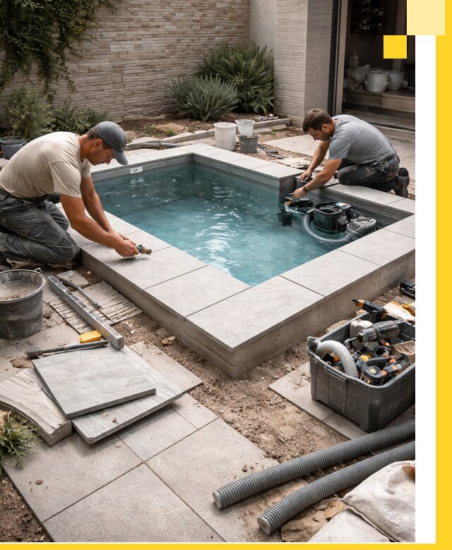 Мини бассейны под ключ в Минусинске, дизайн и установка