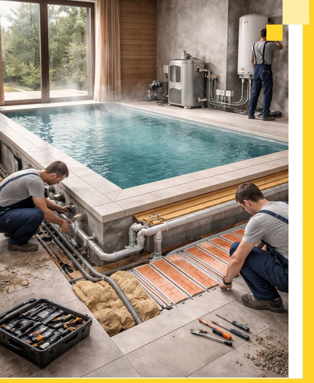 Проектирование и строительство тёплых бассейнов в Минусинске