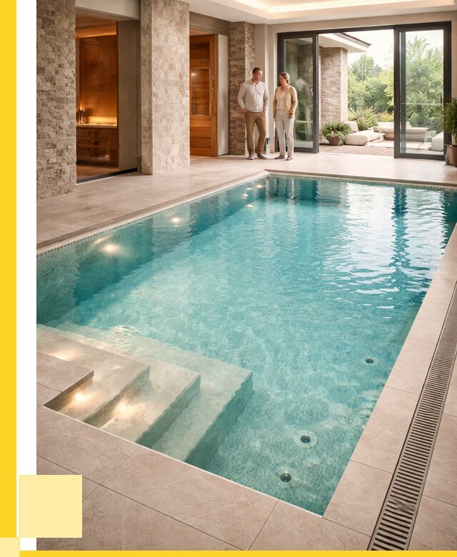 Бассейн во дворе в Минусинске: проект, отделка от 1219320 р. | ЭриданМнс