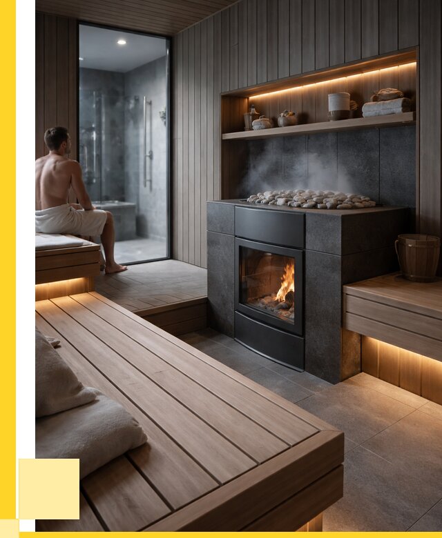Проект сауны в частном доме в Минусинске от 35564 р. | ЭриданМнс