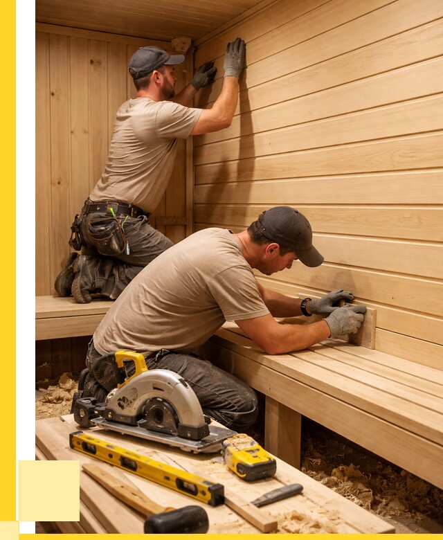 Обшивка саун вагонкой в Минусинске от 2540 р. | ЭриданМнс