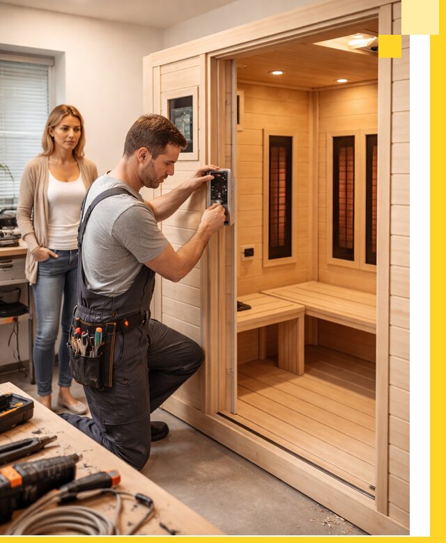 Инфракрасные сауны под ключ в Минусинске продажа и установка