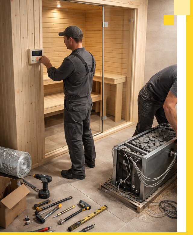 Поставка, установка и монтаж электрических саун в Минусинске