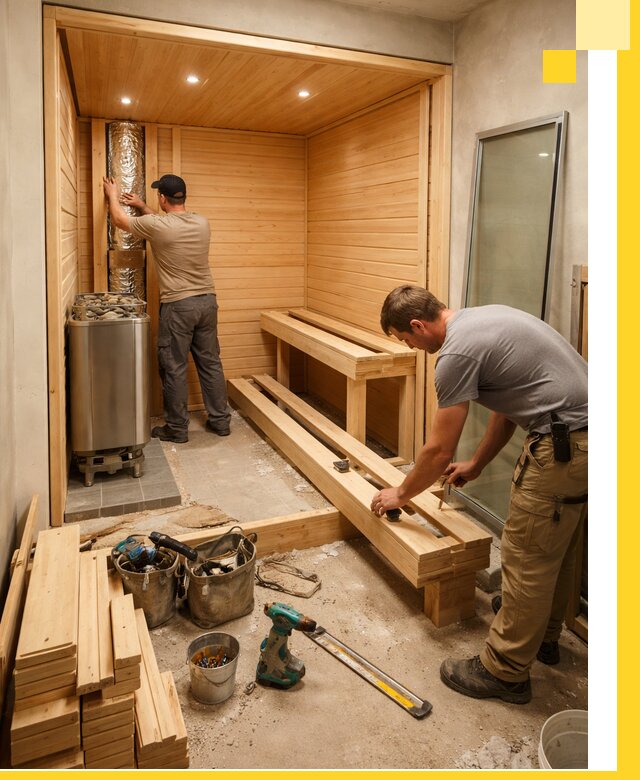 Проектирование и установка домашних саун под ключ в Минусинске