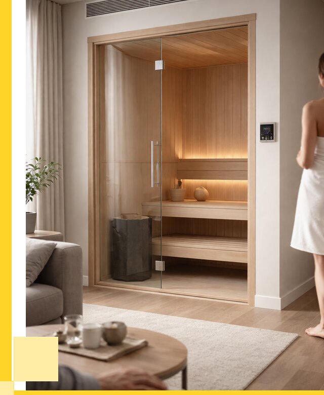 Сауна в квартире под ключ в Минусинске от 121932 р. ЭриданМнс