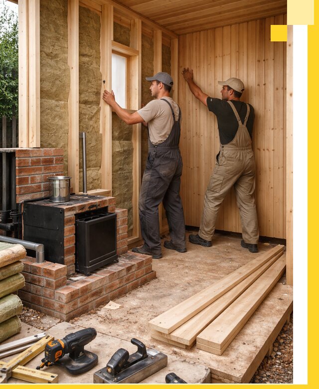 Строительство и установка дачных саун под ключ в Минусинске