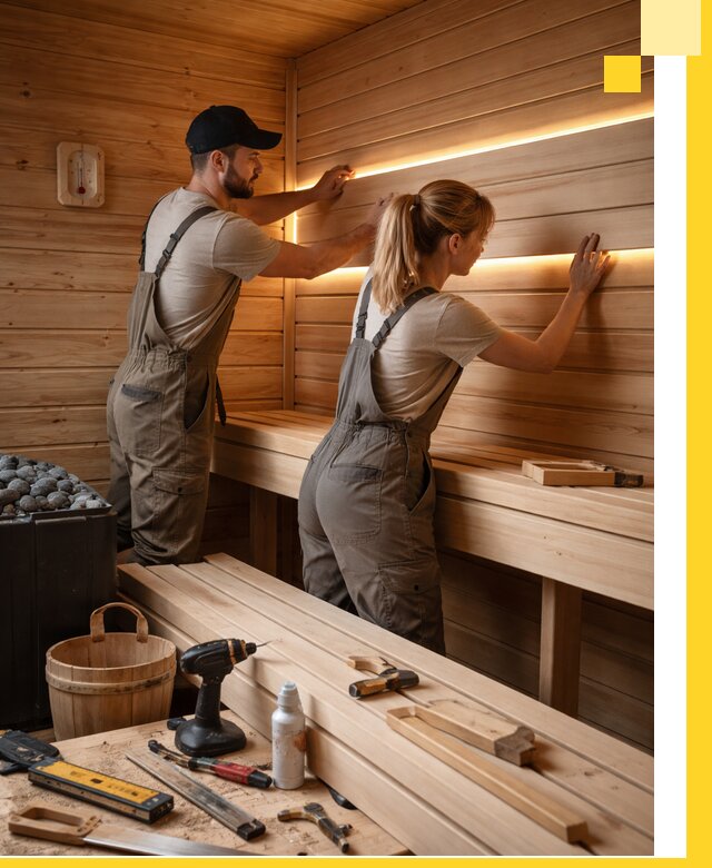 Дизайн саун и бань под ключ с индивидуальным проектом в Минусинске