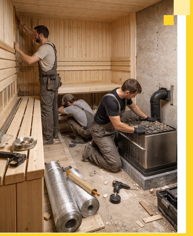 Индивидуальные сауны на заказ в Минусинске под ключ, проект и монтаж