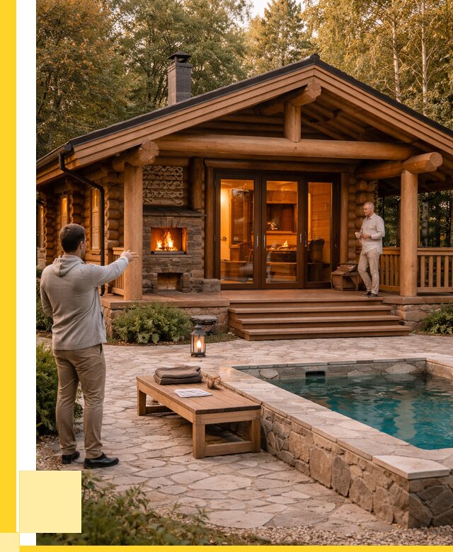 Проекты бань и хамам в Минусинске от 25403 р. | ЭриданМнс