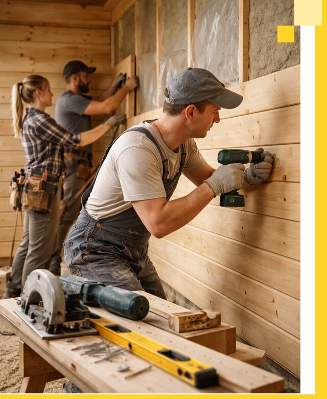 Обшивка бань под ключ в Минусинске: отделка стен и потолков