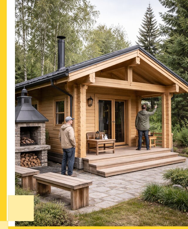 Деревянные бани под ключ в Минусинске от 457245 р. | ЭриданМнс