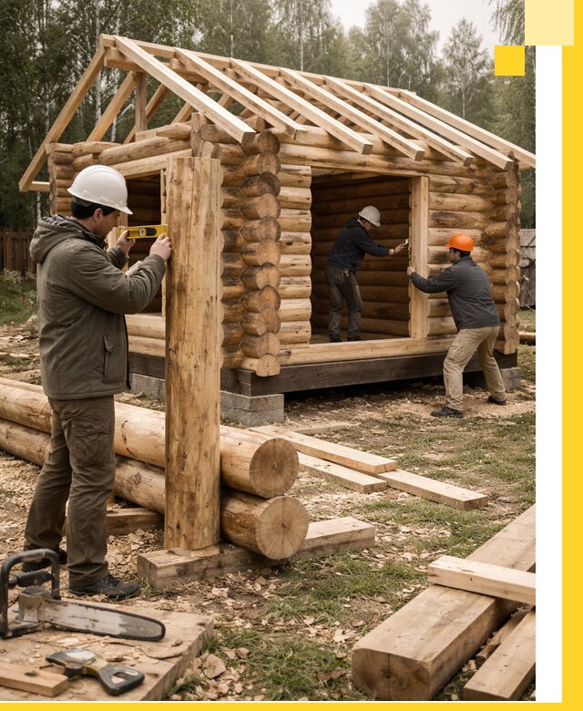 Строительство бань для дачи под ключ в Минусинске с доставкой и монтажом