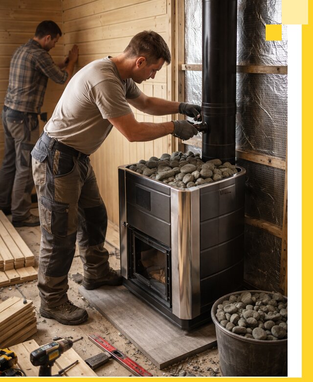 Проектирование и строительство парилок для бани в Минусинске под ключ