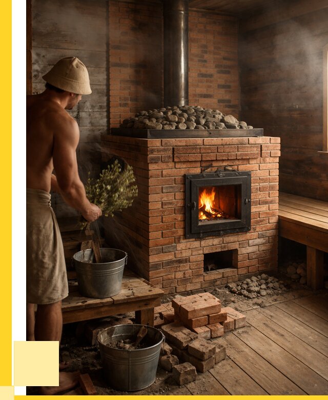 Кирпичные банные печи в Минусинске от 91449 р. | ЭриданМнс